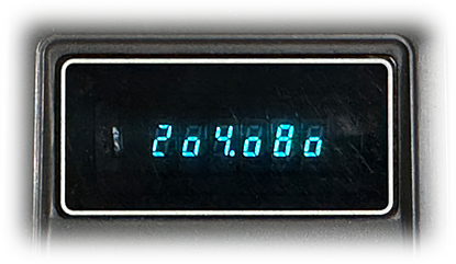CASIO CM-604 Display