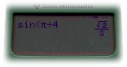 TI-30XS Display