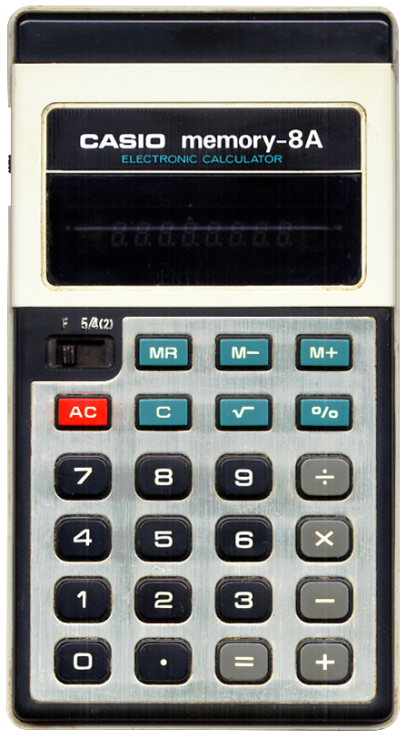 CASIO CD-813 memory-8A