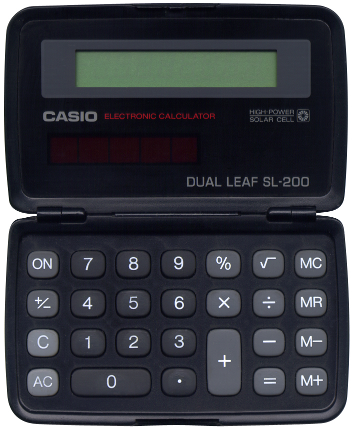 CASIO DUAL LEAF SL-200