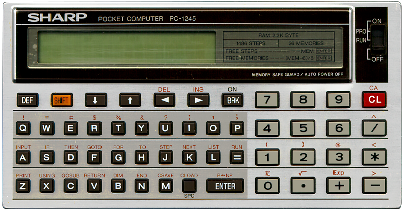SHARP PC-1245