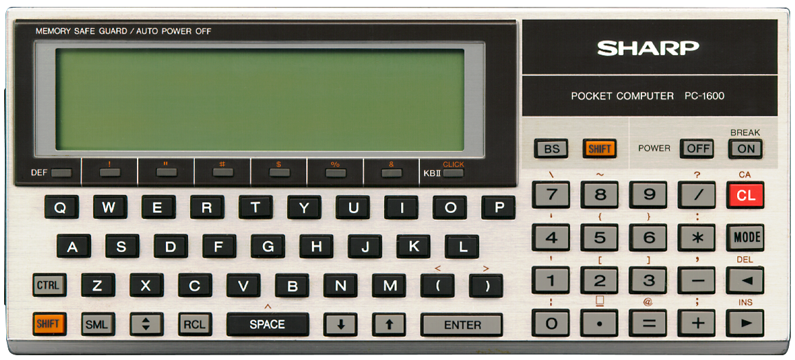 SHARP PC-1600